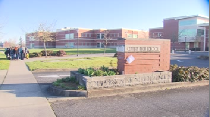 A small group of students from Century High School formed a walkout to support a teacher under investigation. (KOIN)