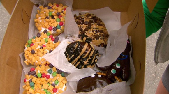 Some of the offerings from Voodoo Doughnuts, 2013 (KOIN 6 News, file)