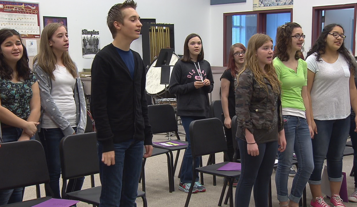 Miller started the group Vocal Adrenaline at his school two years ago. (KOIN 6 News)