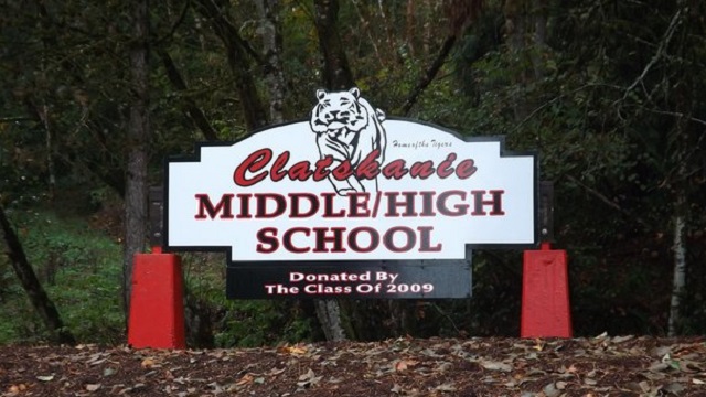 Clatskanie Middle High School, as seen on their website April 9, 2015