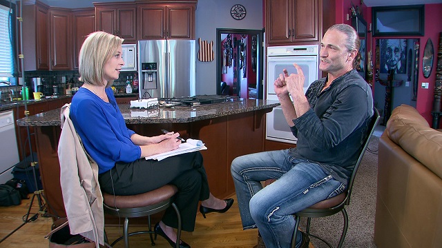 KOIN 6 News reporter Amy Frazier talks with "Dave's Killer Bread" founder Dave Dahl about his new focus to help people overcome adversity, May 15, 2015 (KOIN)