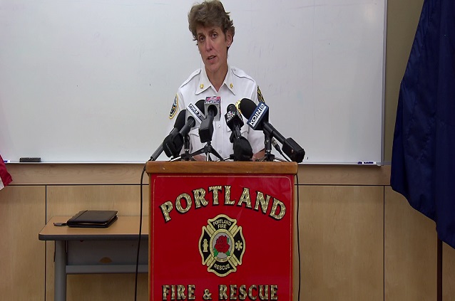 Portland Fire Chief Erin Janssens, July 1, 2015 (KOIN)
