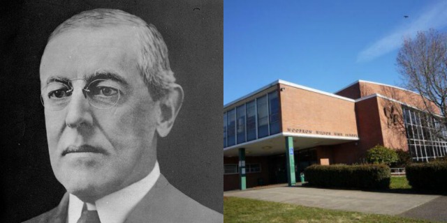 A teacher at Woodrow Wilson High School wants to change the name. (AP image_PPS)_176219