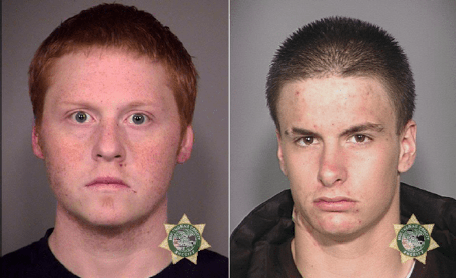 Dylan Cruz Berry and Jozeph Victor Drummen shown in booking photos from the Multnomah County Sheriff's Office from prior arrests (MCSO)_191807