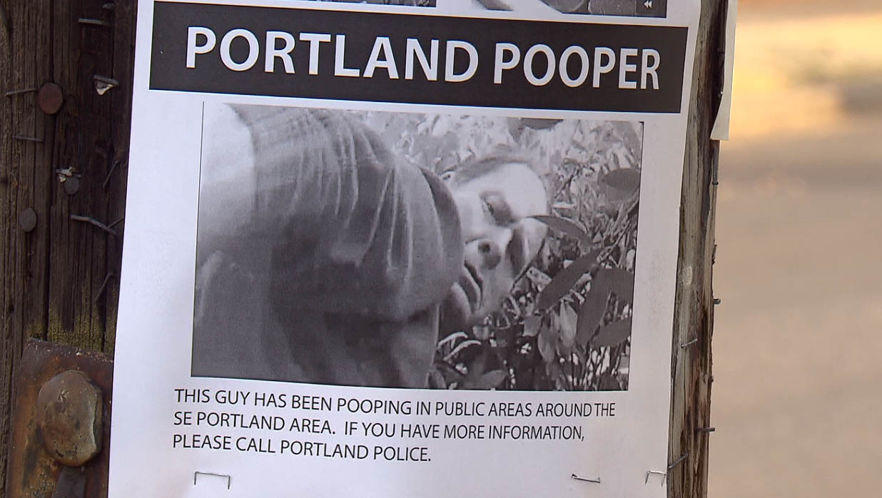 A Southeast Portland business owner is working to find a man seen defecating near his office several times in the past month. (KOIN)