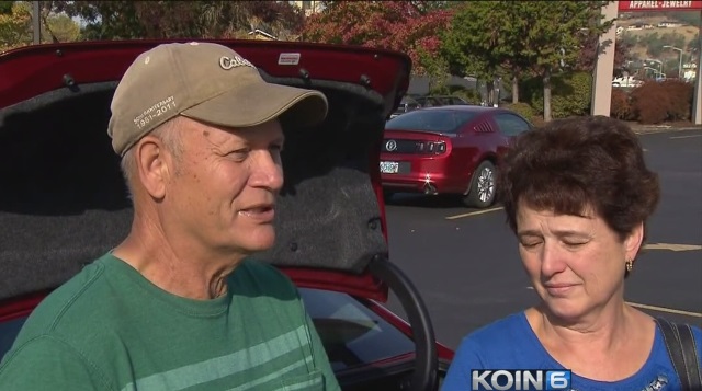 Roseburg resident Tom Fugate doesn't agree with President Obama but thinks it's good he will visit Roseburg for the families of the UCC shooting, Oct. 6, 2015 (KOIN)