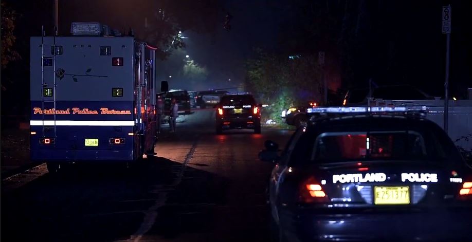 Portland Police investigate a deadly shooting near Pier Park in the St. Johns neighborhood.