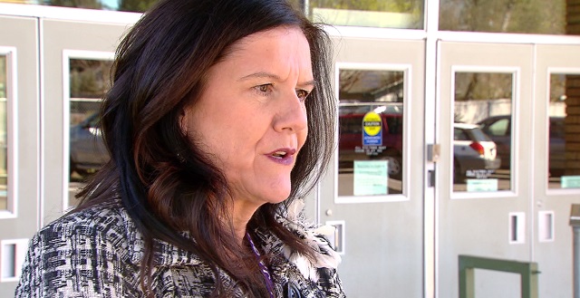 Judson Middle School Principal Alicia Kruska, March 29, 2016 (KOIN)