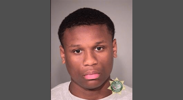 Frederick Maurice Everett, 18, shown in a jail booking photo released by the Multnomah County Sheriff's Office._293695