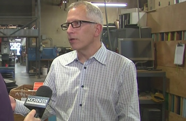 Bullseye Glass Vice President Jim Jones, May 22, 2016 (KOIN)