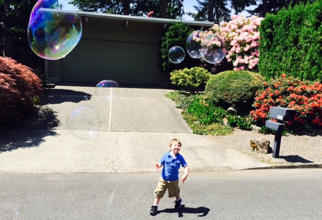 Dylan Ottaway, 3, who was born with microcephaly, at his home on May 13, 2016 (KOIN)