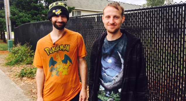 Brothers Nathan (left) and Emmanuel Schmaltz found a loaded gun in a Hazel Dell field while playing Pokemon Go, July 12, 2016 (KOIN)