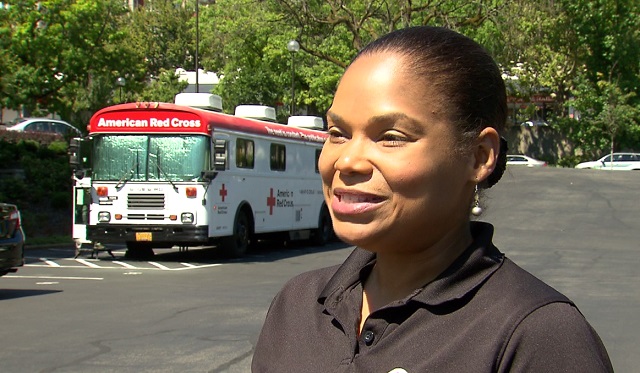 Red Cross spokesperson Natividad Lewis, July 29, 2016 (KOIN)