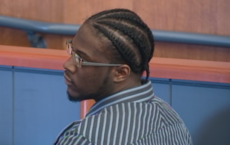 Demetruis Ray Brown in a court appearance related to charges in the murder of Ervaeua Herring, August 19, 2016 (KOIN)