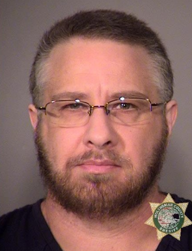 Former Gladstone Police Sgt. Lynn Benton in his most recent mug shot from the Clackamas County Sheriff's Office, August 15, 2016