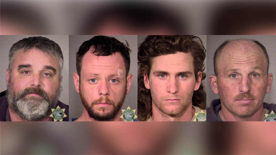 Jason Patrick, Darryl Thorn, Jake Ryan and Duane Ehmer. (Multnomah County Sheriff's Office)