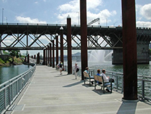 The Eastbank Esplanade in Portland along the Willamette River, 2019 (KOIN, file)