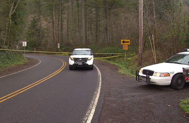 The Skamania County Sheriff's Department investigated a body found near Dougan Falls on April 1, 2017. (KOIN)