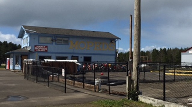 A go-kart, moped and bumper cars business in Long Beach, Washington owned by Robert Merrill, who is now facing charges he sold  heroin at the business, April 13, 2017 (KOIN)