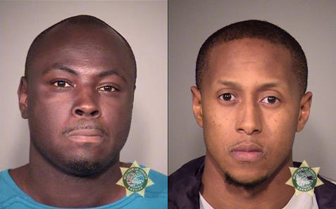 Deron A. Crain and Johntae D. Hammond shown in jail booking photos released by Multnomah County Sheriff's Office_512799