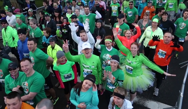 The Shamrock Run takes over downtown Portland (UncageTheSoulProduction/ShamrockRunPortland.com)