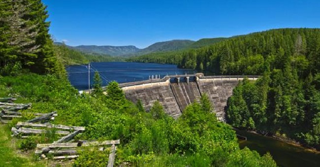 Bull Run reservoir, 2018 (Portland Water Bureau)