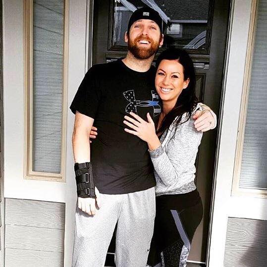 OSP trooper Nic Cederberg and his wife, Hayley Shelton, a PPB officer. Cederberg left the hospital after 48 days recovering from gunshot wounds. (Hayley Shelton on Facebook)