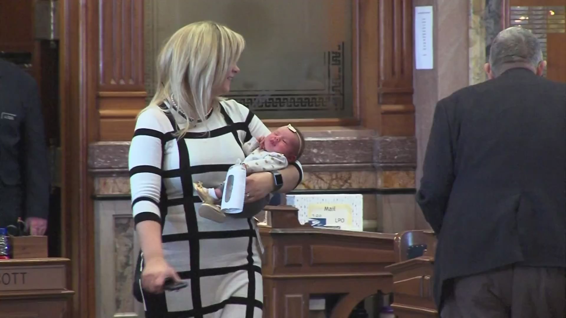 VIDEO: Baby in the Statehouse