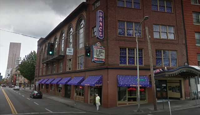 The Crystal Ballroom, 1332 W. Burnside in Portland, as seen on Google Street View August 12, 2017