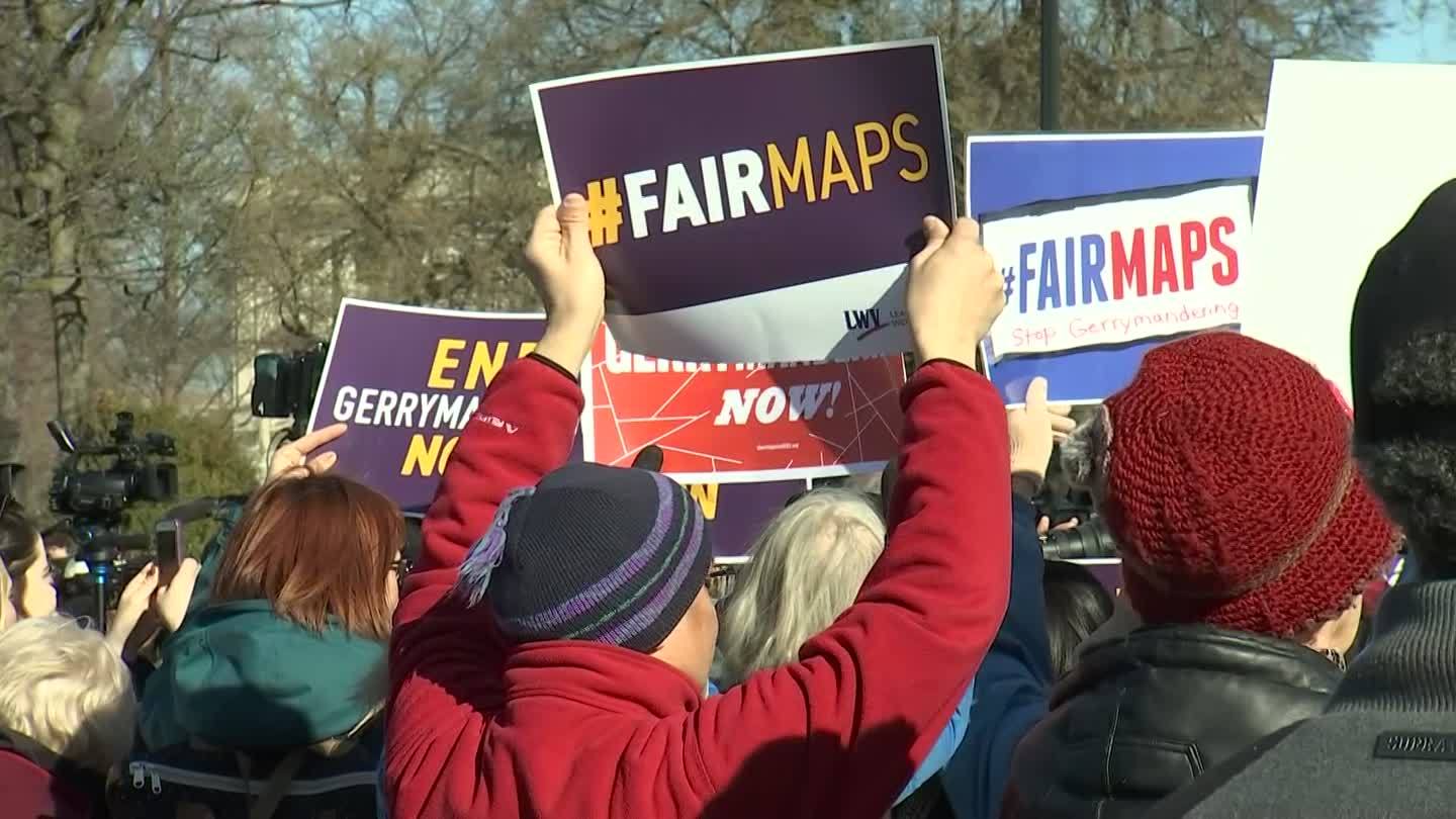 Rally Against Gerrymandering Held Outside Supreme Court