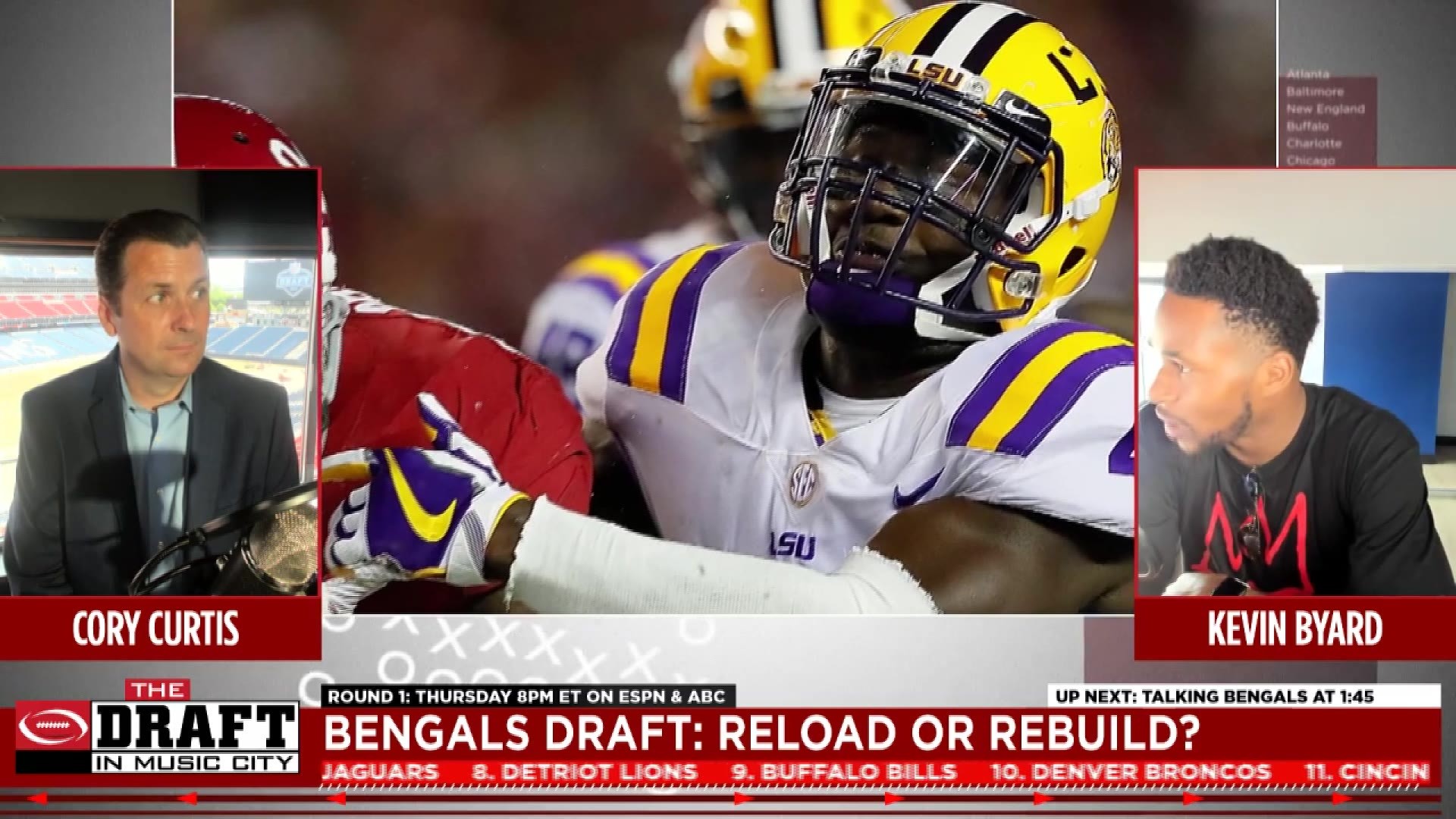 Bengals' miracle scenario: Devin White falls to Cincinnati at No. 11