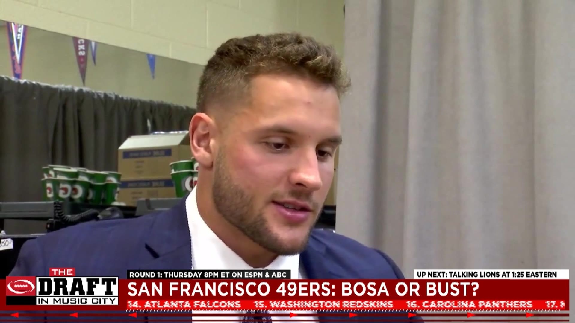 Draft week chatter: For 49ers, it's Bosa or bust