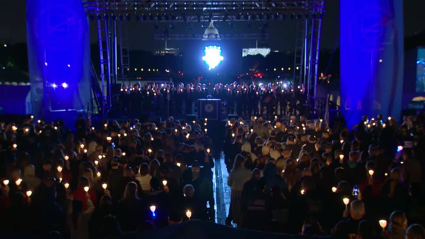 Law enforcement vigil