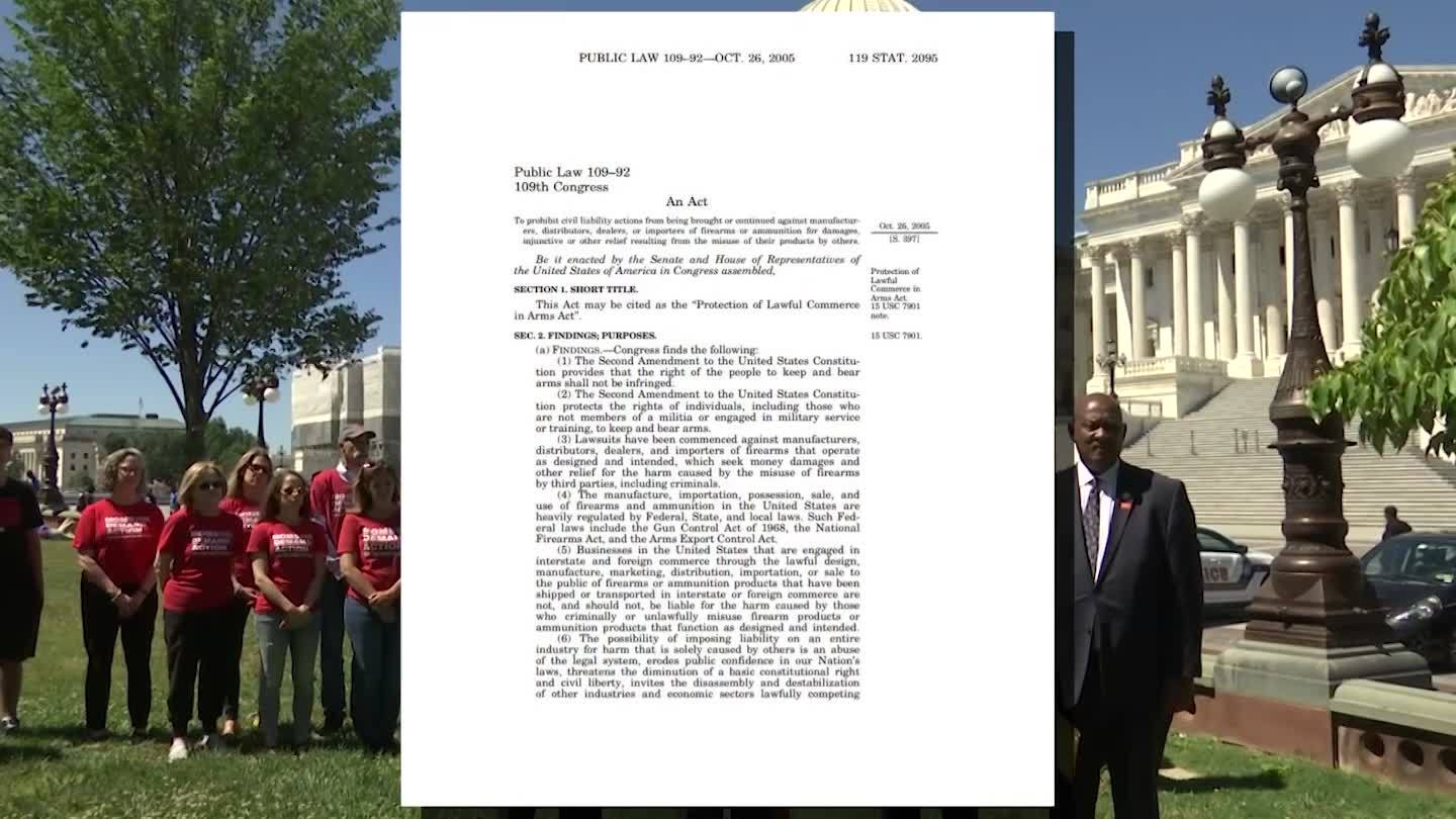 Efforts to Repeal repeal the Protection of Lawful Commerce in Arms Act