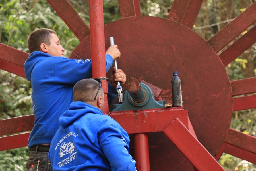 niagara heights water wheel repair