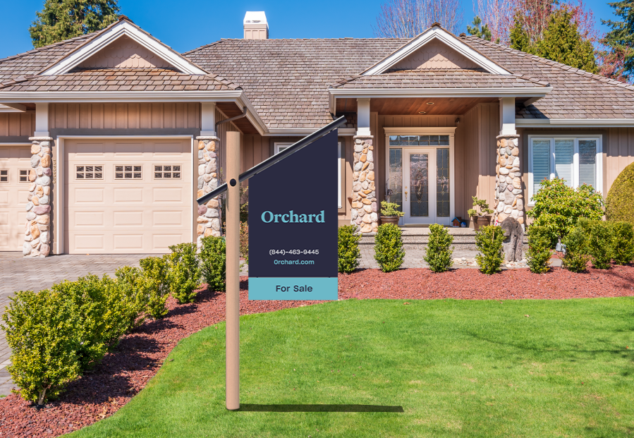 Orchard sale sign, March 2022 (Courtesy Orchard)