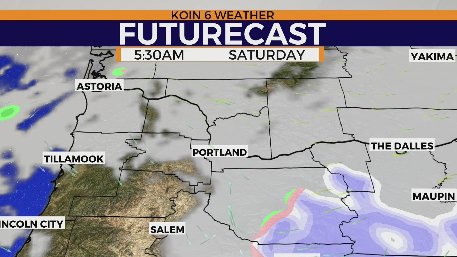 More cold air is dropping in, along with some scattered showers in the metro area on Saturday.