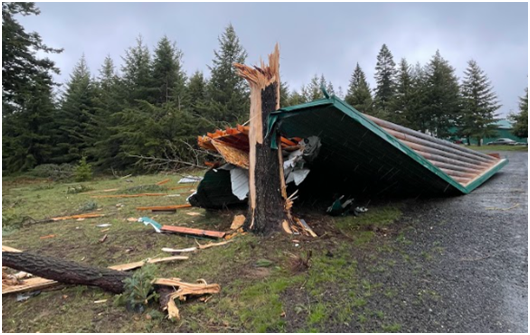 Two tornados in one day cause damage in Eastern Oregon