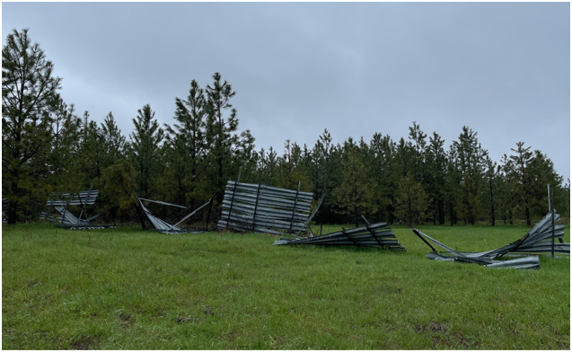 Two tornados in one day cause damage in Eastern Oregon