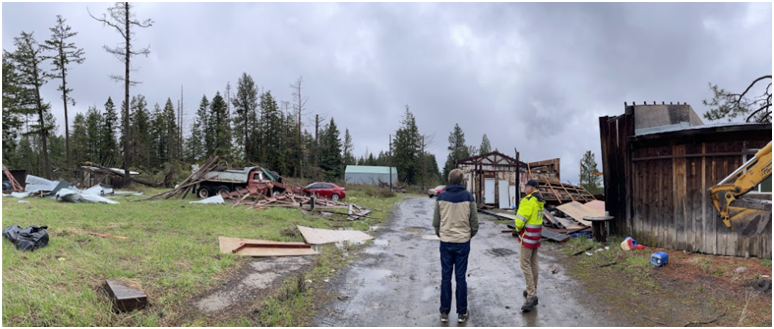 Two tornados in one day cause damage in Eastern Oregon