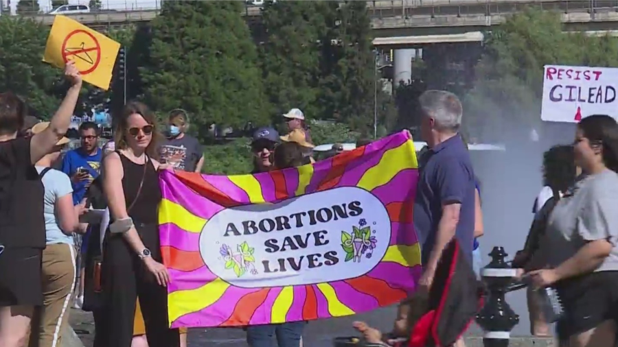 Portland OR protests underway after overturn of Roe v Wade