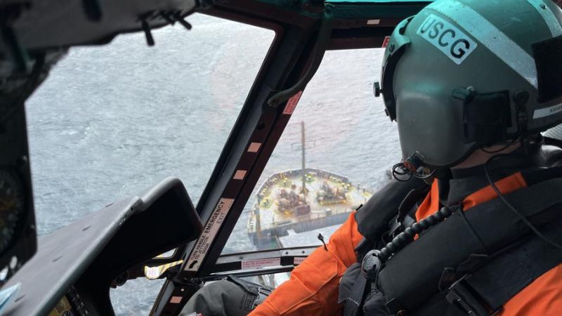 Man saved by Coast Guard after suffering stroke 57 miles offshore