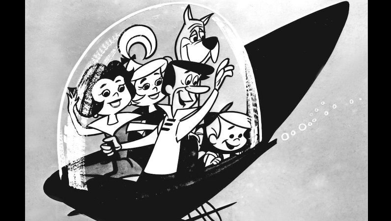 The Jetsons cartoon series was about a middle-class family of the future. George Jetson worked for Spacely Space Sprockets, Inc., commuting to the job in an atomic-powered bubble. He and his wife, Jane, had two children, Judy and Elroy. Astro was the family dog., (Photo by ABC Photo Archives/Disney General Entertainment Content via Getty Images)