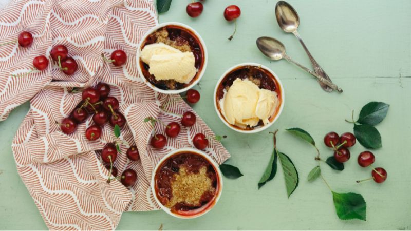 Grandma Lela's homemade sweet cherry pie