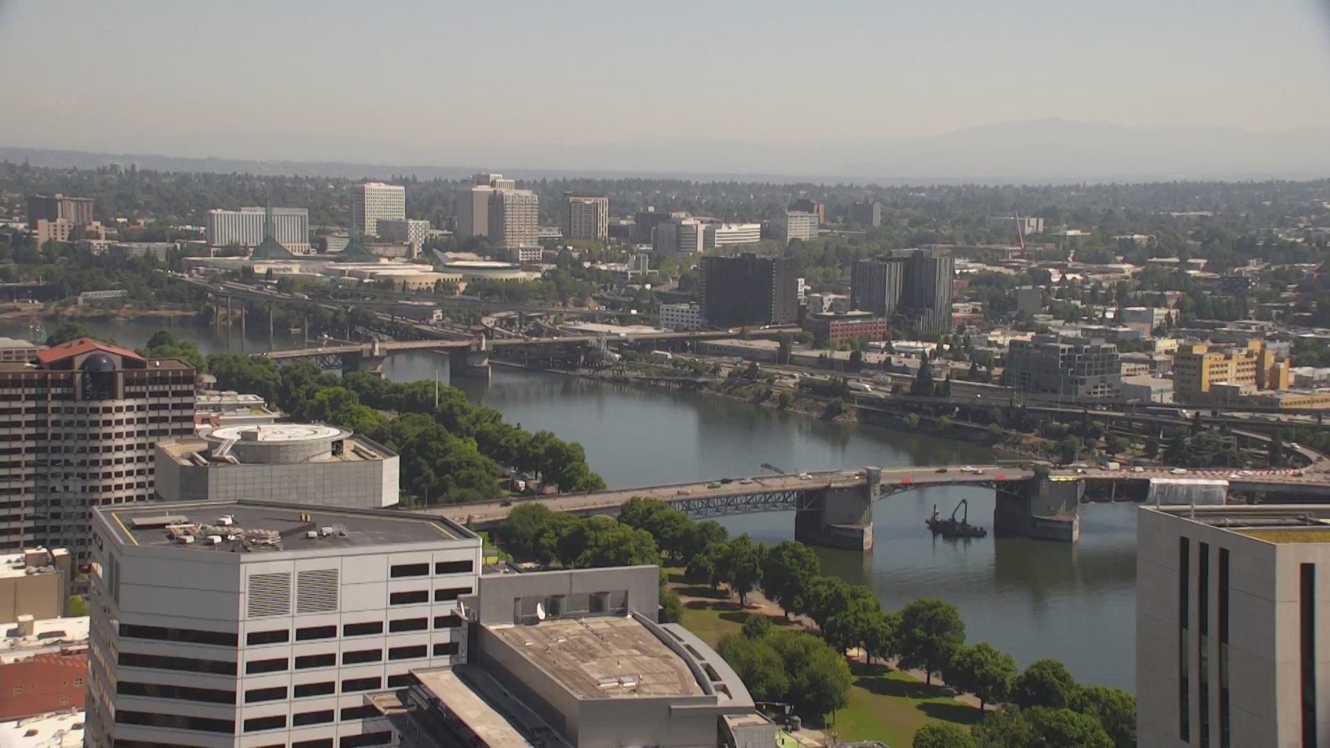 Smog over Portland