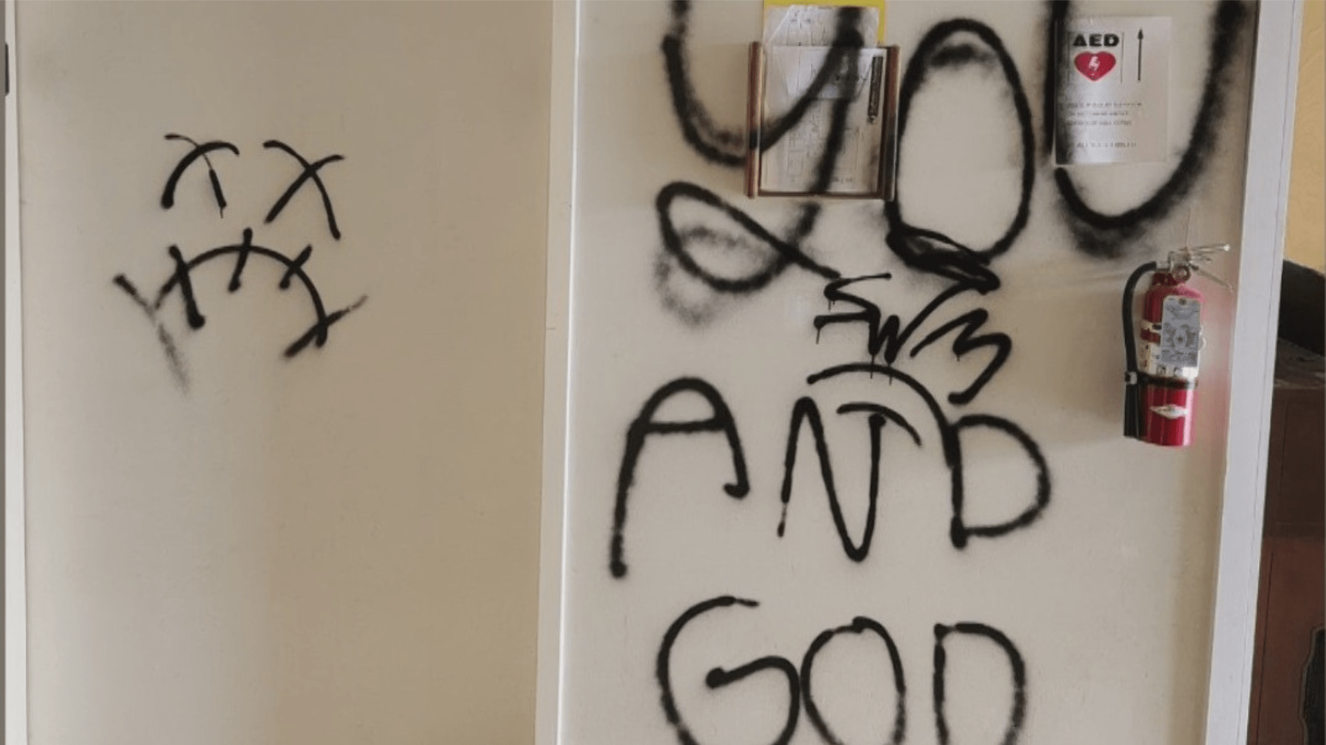 Southwest Portland church, business hit by vandals in 'senseless act'