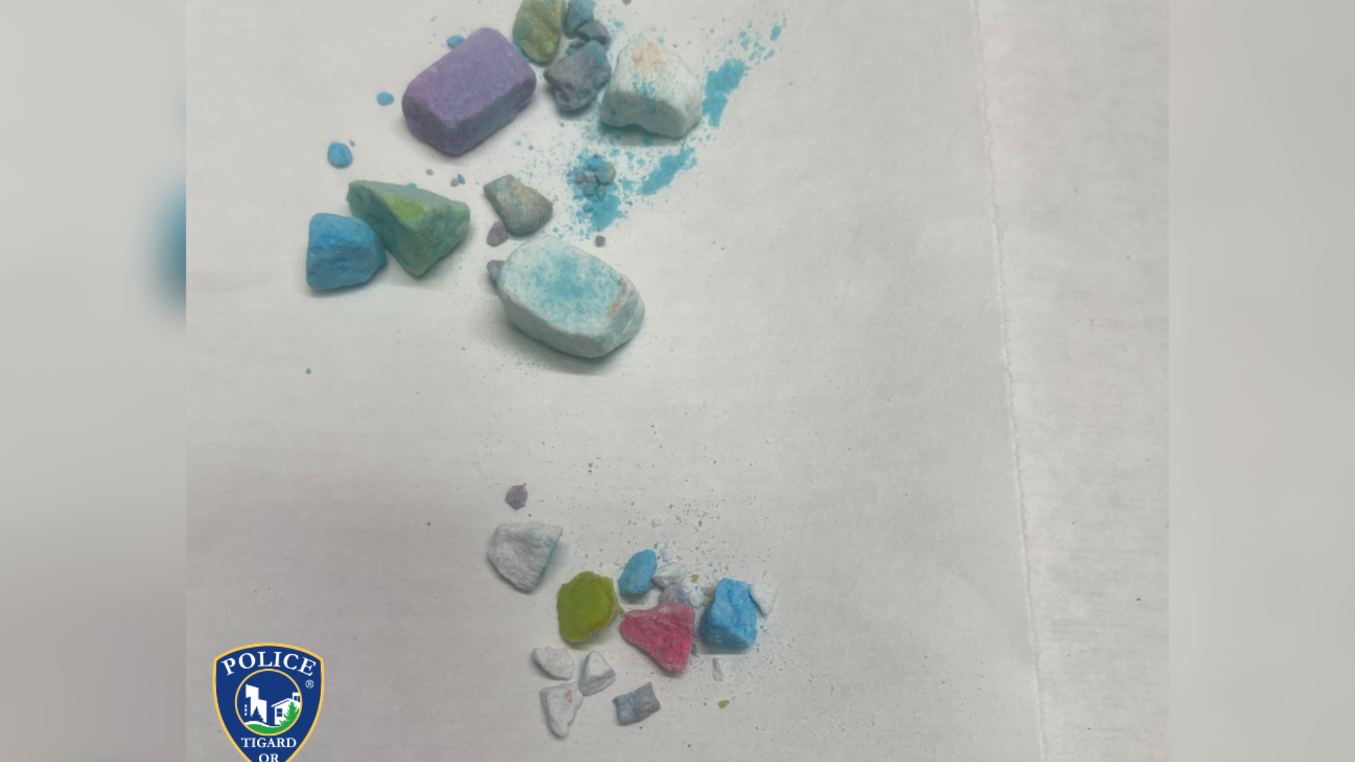 Tigard police recover 'rainbow' fentanyl amid rise in overdoses