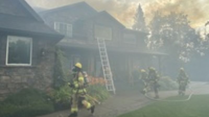 Officials: Agencies respond house fire in Ridgefield