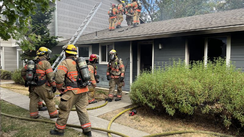 Officials: Portland apartment fire started by kid lighting illegal fireworks
