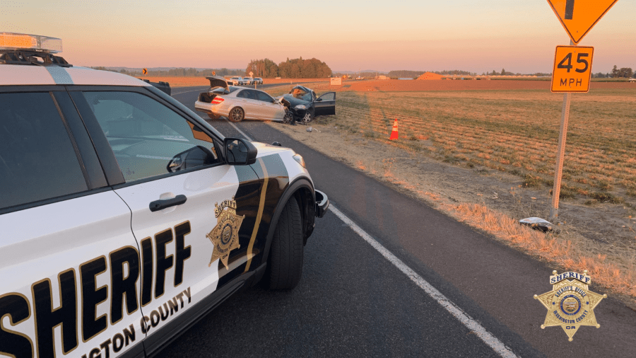 Deputies respond to deadly crash north of Cornelius on Thursday, Aug. 26, 2022